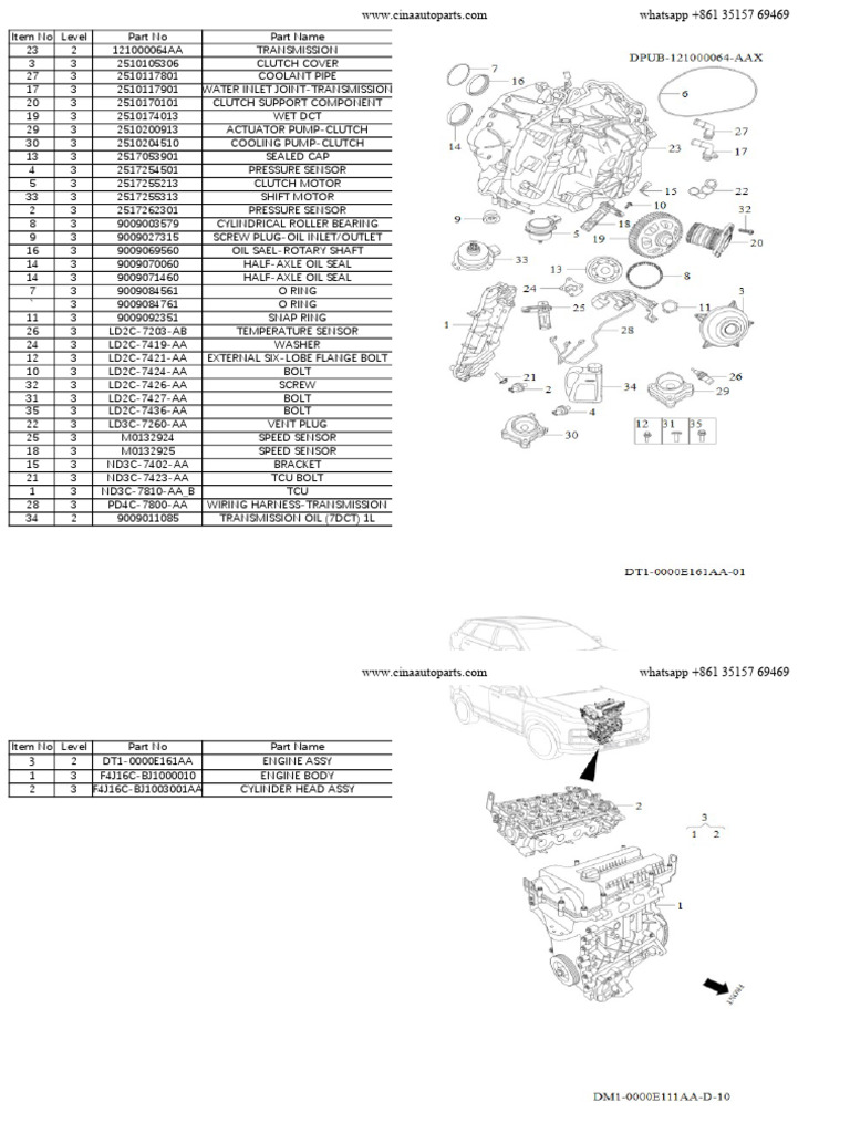 Auto Parts Catalog and Pricing List | PDF | Piston | Engines