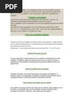 Trabalhar é necessário