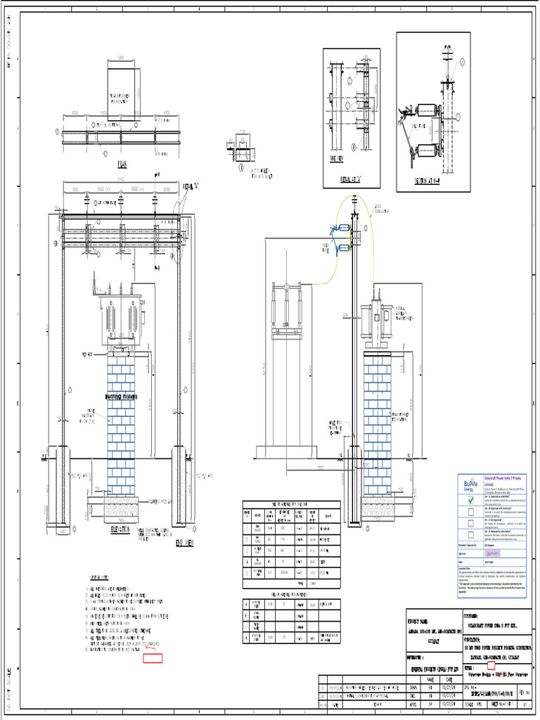 Structure Design - 33kV DO Fuse Structure-R1 | PDF