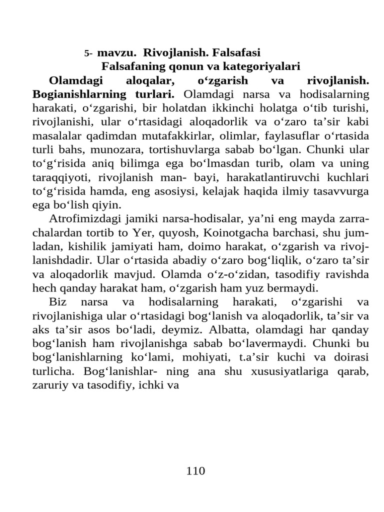 5 Mavzu | PDF