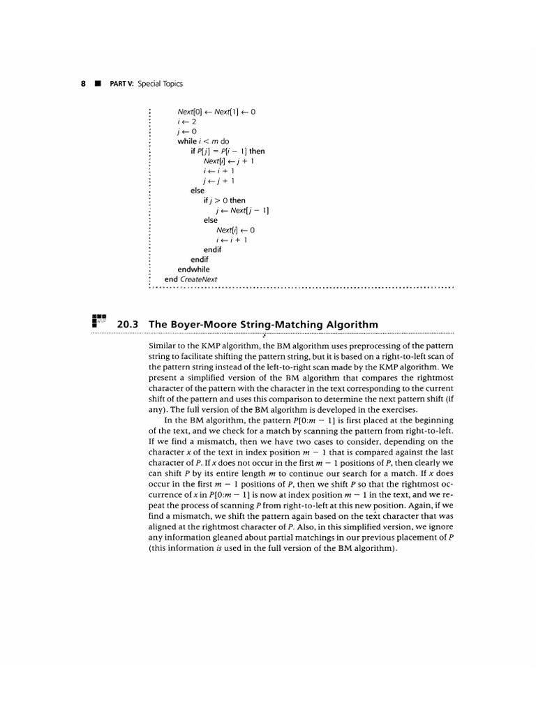 U-5 BoyerMoore Algorithm | PDF