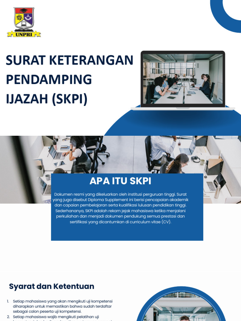 Panduan Pendaftaran SKPI Mahasiswa | PDF
