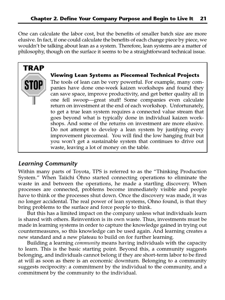 Understanding Lean Systems Philosophy | PDF | Lean Manufacturing