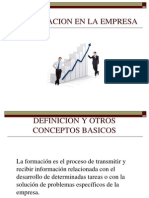 La Formacion en La Empresa