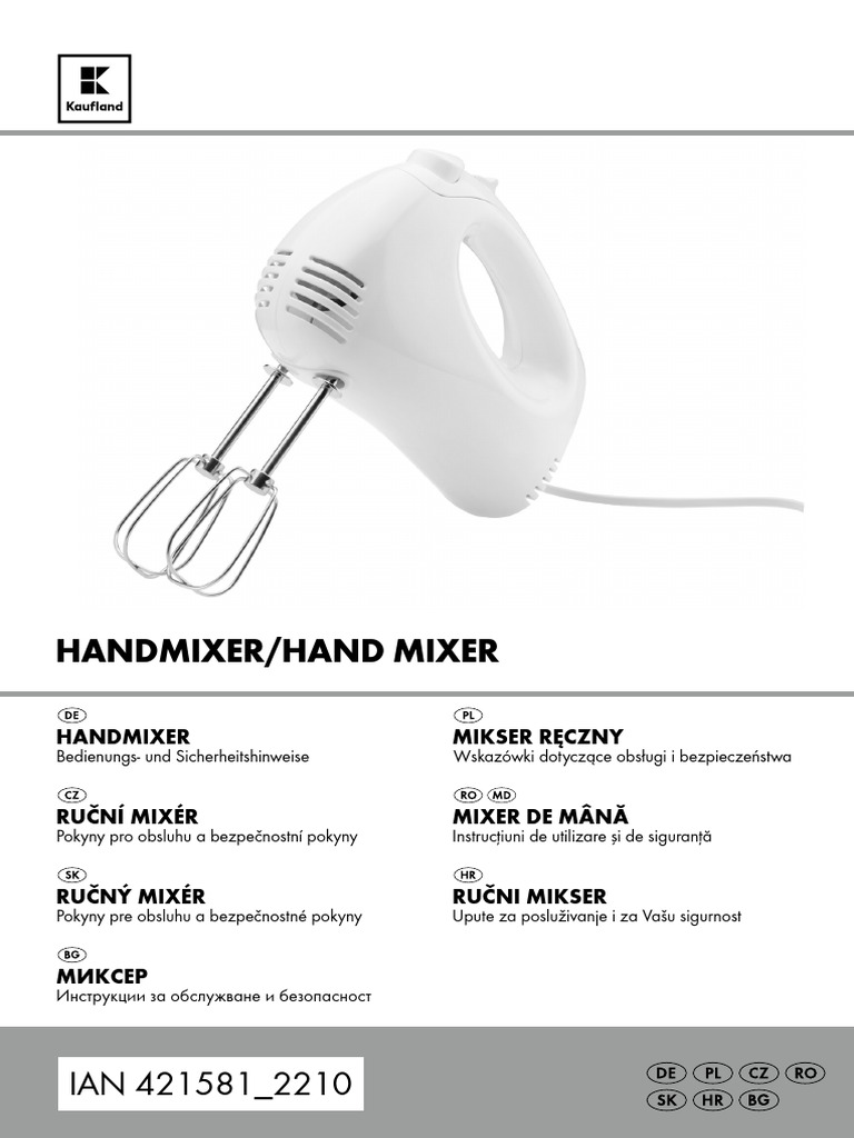 Hand Mixer | PDF
