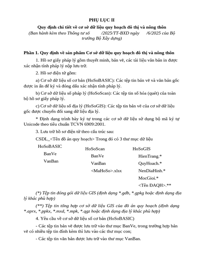 Thong Tu 16 2025 TT BXD PL 2 | PDF