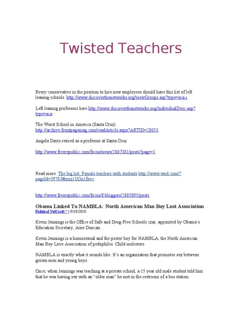 Twisted Teachers PDF Gülen Movement Teachers