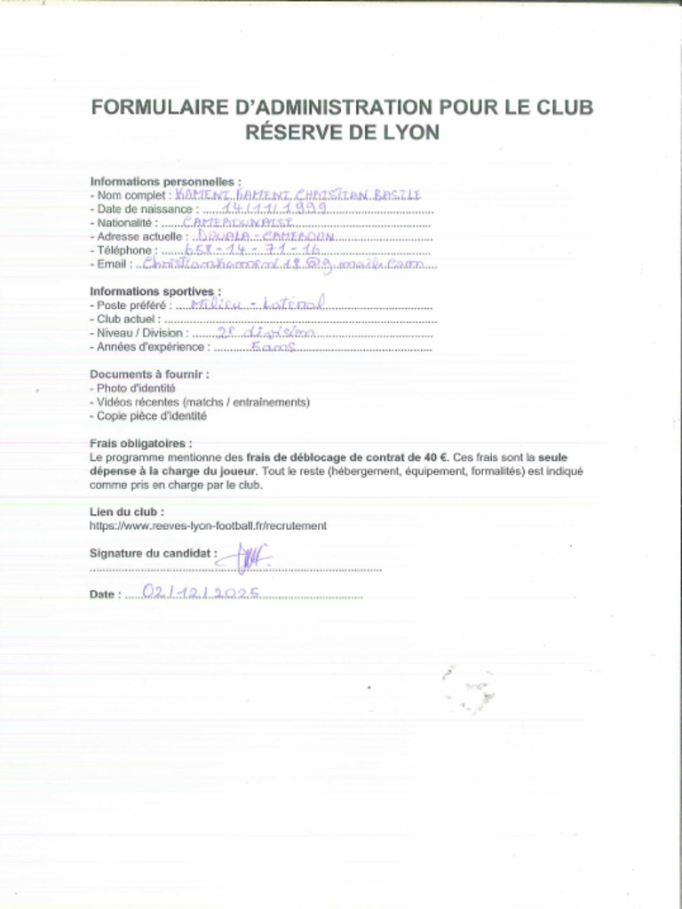 Scan CV | PDF