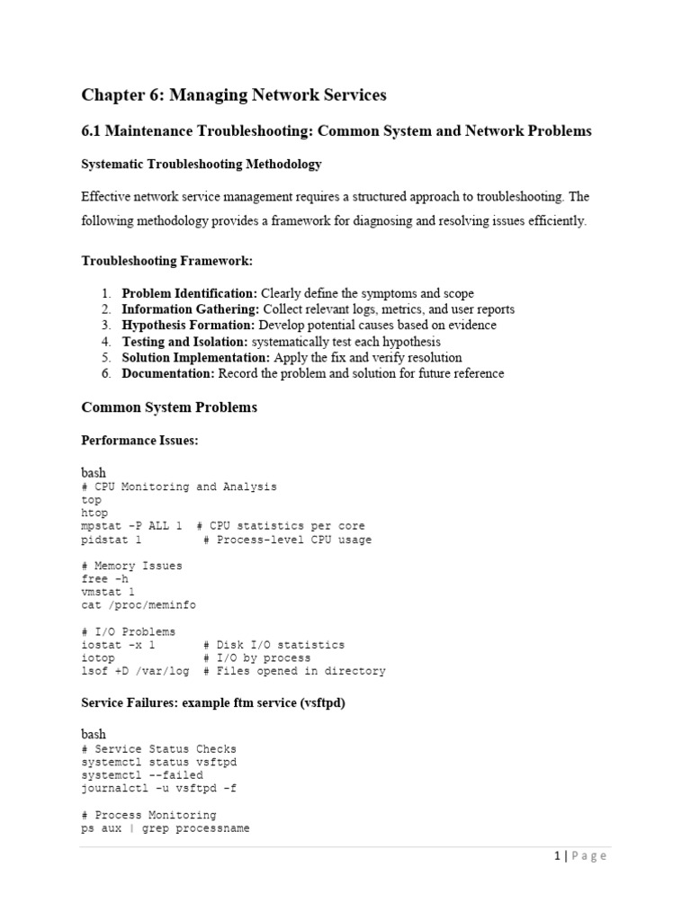 Network Services Management Guide | PDF | System Software | Operating ...