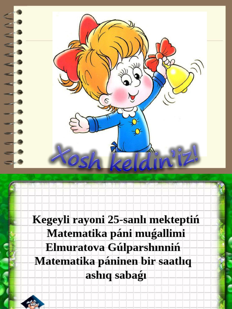5-Klass Matematika | PDF