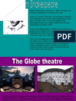 William Shakespeare's life and works at the Globe Theatre