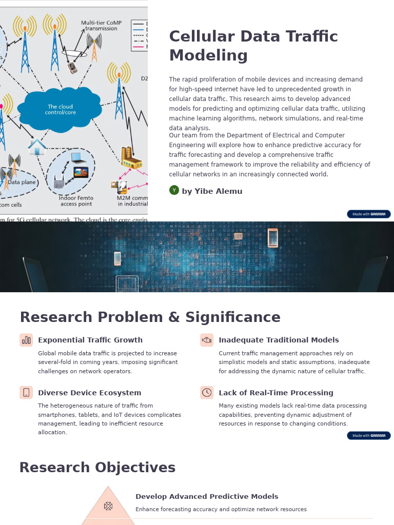 Advanced Cellular Data Traffic Modeling | PDF | Machine Learning ...