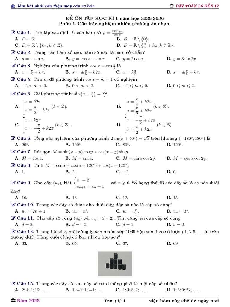 ĐỀ ÔN CK1 PHAN 1 | PDF