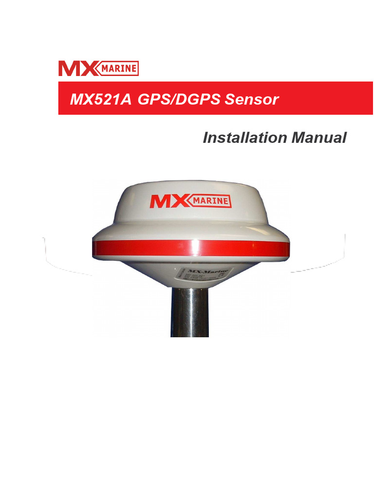 MX521A GPS/DGPS Sensor Manual | PDF | Global Positioning System ...
