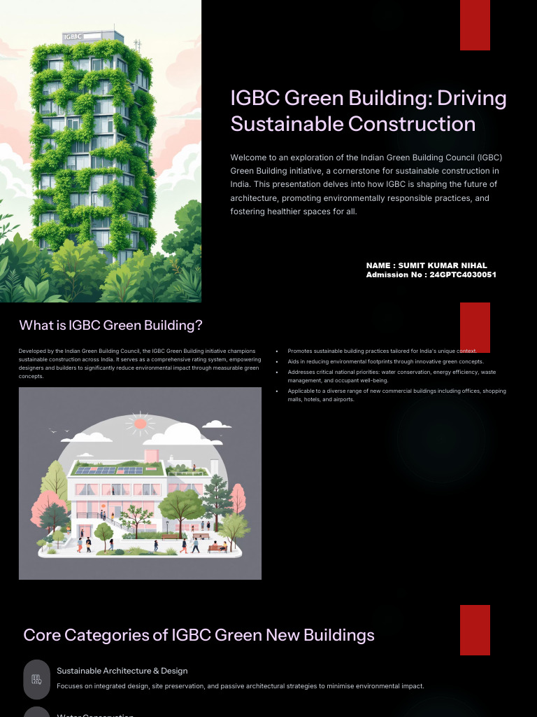 IGBC Green Building Initiative Overview | PDF | Green Building ...