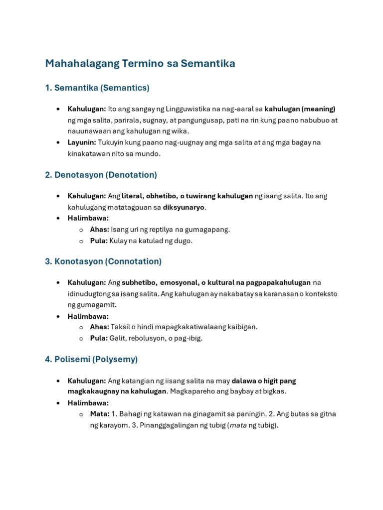 Semantika FLT 207 | PDF