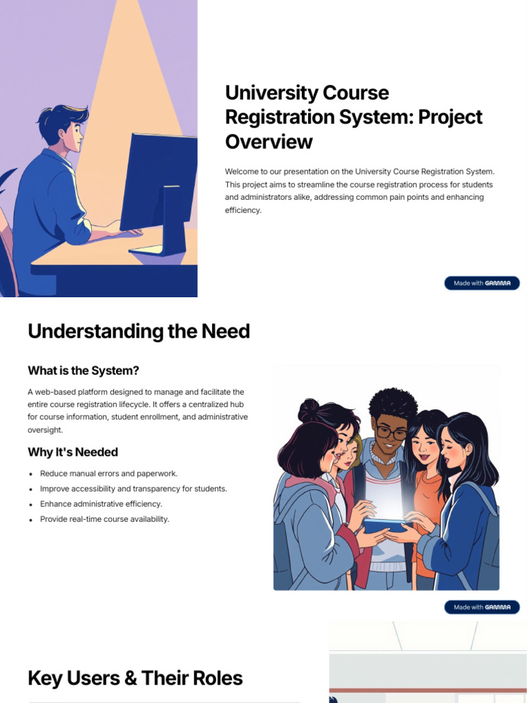 University Course Registration System Overview | PDF | Agile Software ...