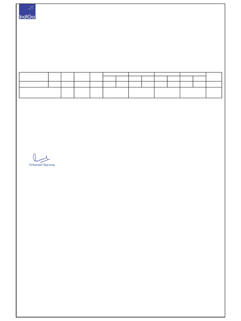 InterGlobe Aviation Tax Invoice Details | PDF
