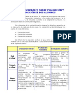 Criterios de Evaluación