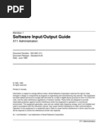 Meridian 1 Software Input-Output Guide X11 Admin (Book 1 of 2)