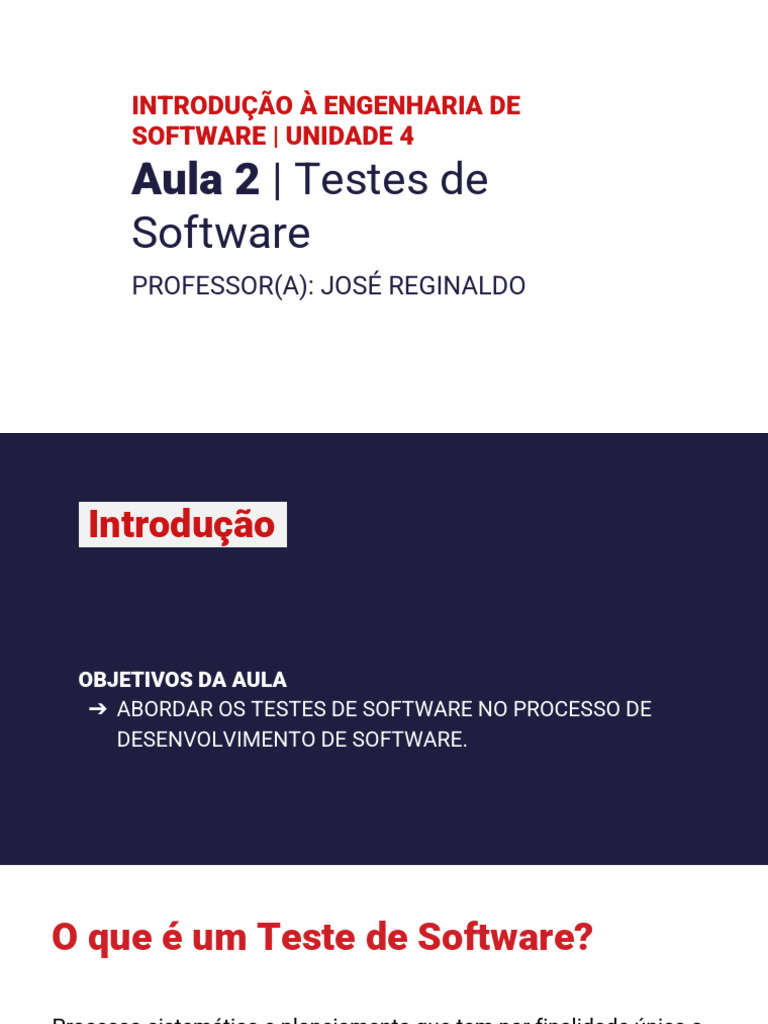 Tipos e Estratégias de Testes de Software | PDF | Testes de software ...