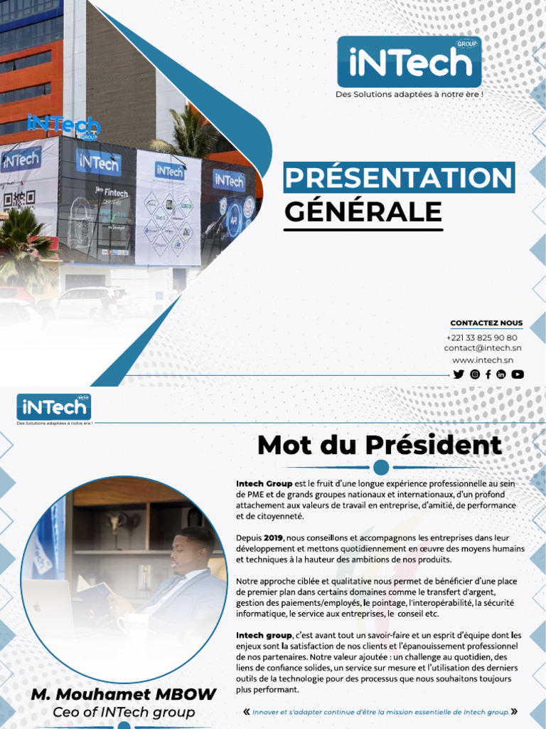 Solutions Numériques Innovantes d'Intech | PDF | Banques | Secteurs du ...