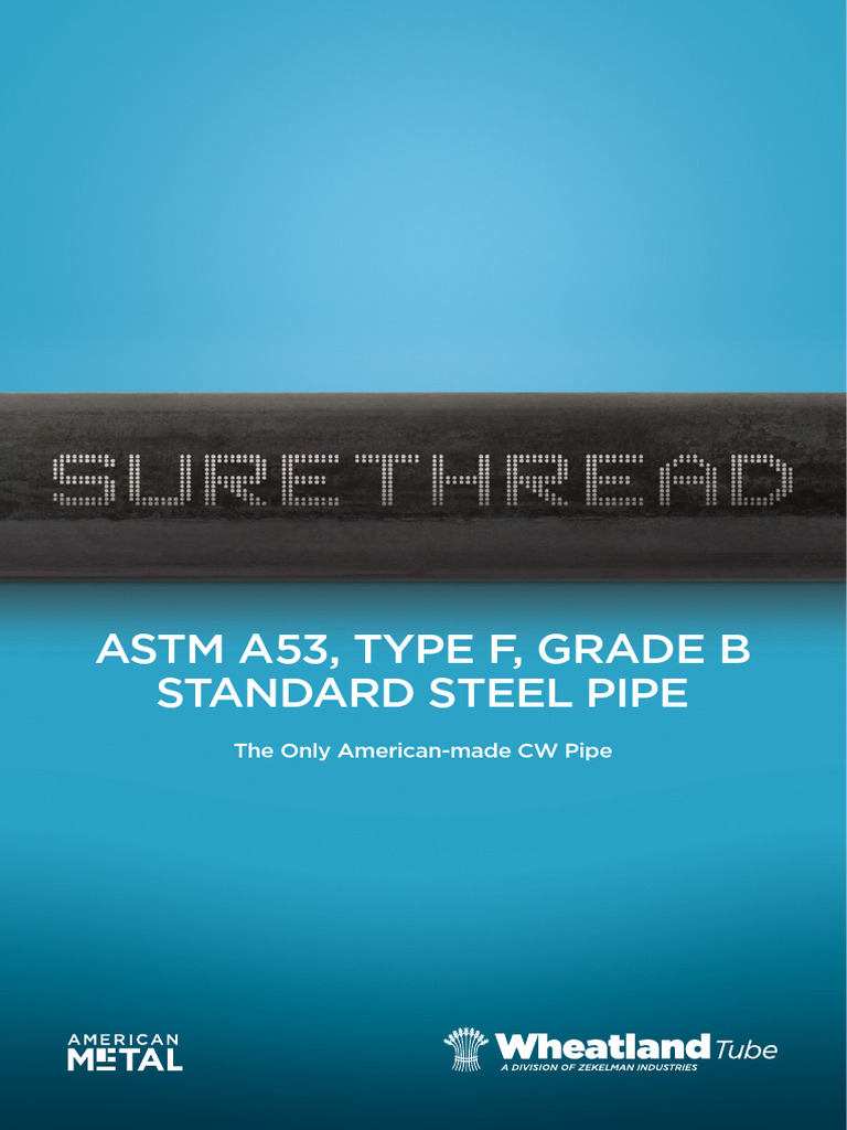 SureThread CW Pipe: ASTM A53 Grade B | PDF | Pipe (Fluid Conveyance ...
