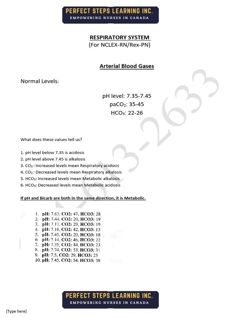 Respiratory System for NCLEXRN and RExPN-2 (1) | PDF | Chronic ...