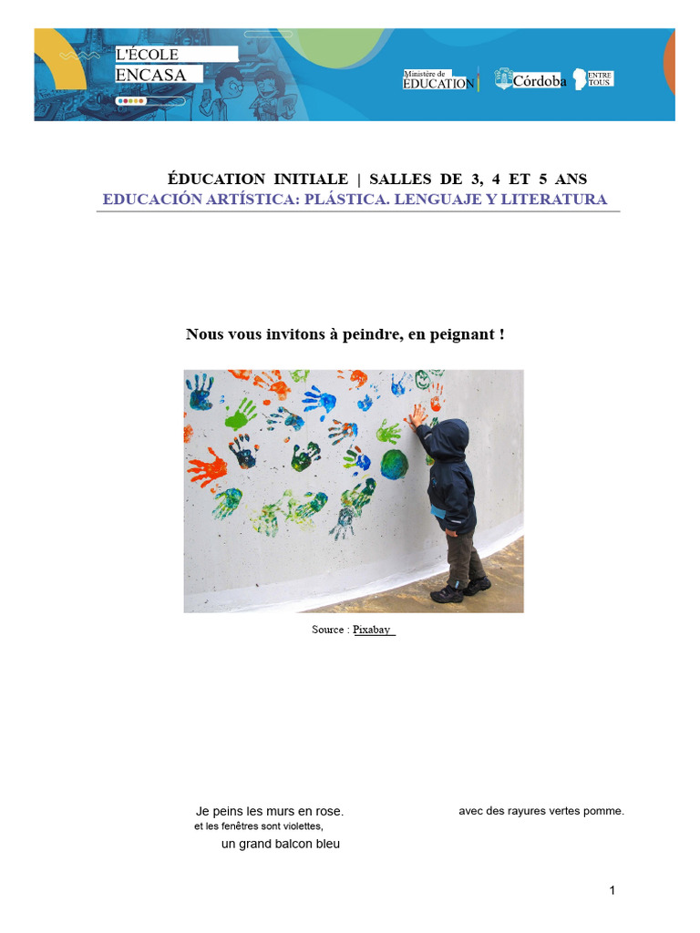 Nous Vous Invitons À Peindre, en Peignant ! - Éducation de La Petite ...