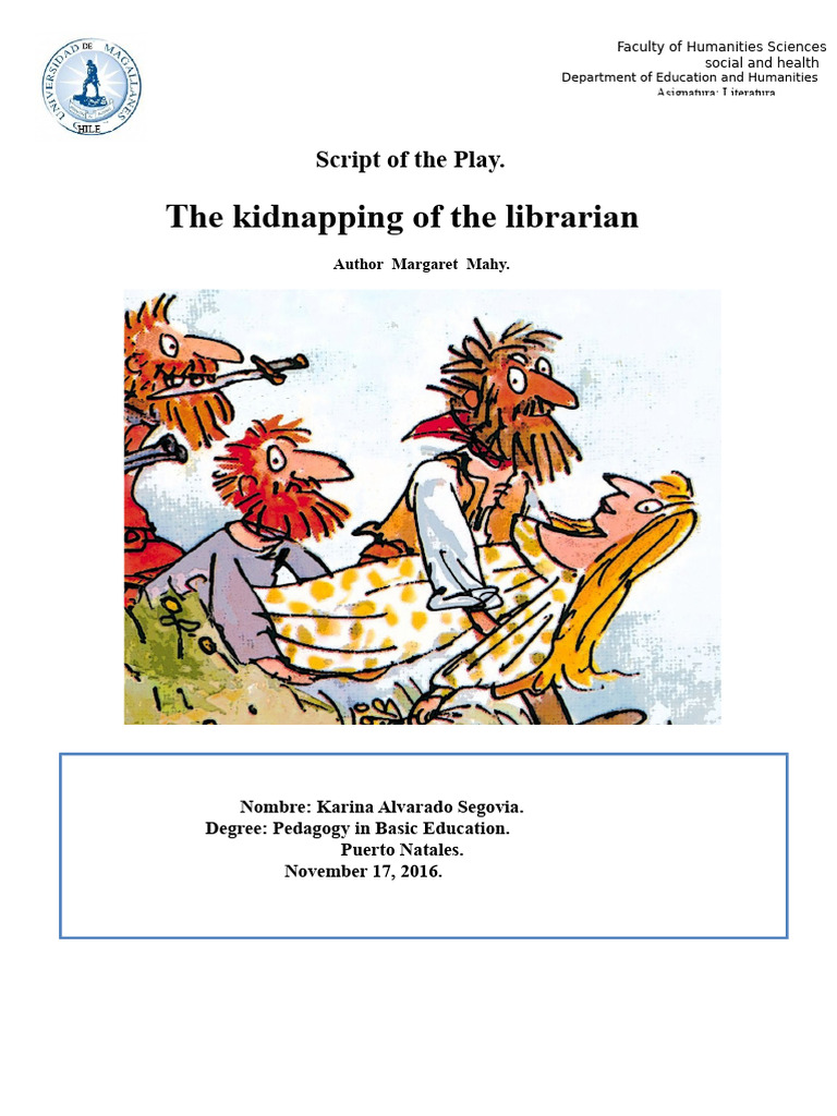 The Kidnapping of the Librarian Script | PDF