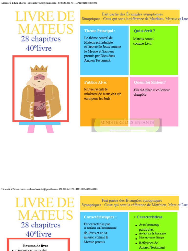 Les Évangiles Synoptiques : Matthieu, Marc, Luc, Jean | PDF | Évangile ...