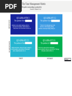 Covey's Time Management Matrix Guide | PDF | Time Management ...