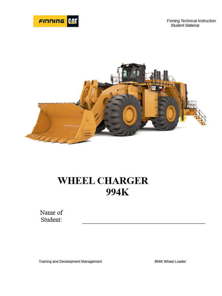 994K Wheel Loader Technical Guide | PDF | Air Conditioning | Booting