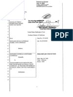 Order Injunction 14 July 2009