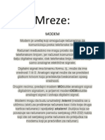 Mreze:: Modem