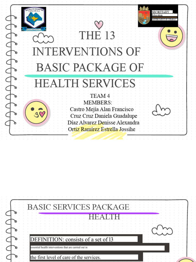 13 Essential Health Interventions Guide | PDF