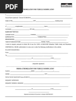 BTI Form for Vehicle Alterations | PDF | Business | Technology ...