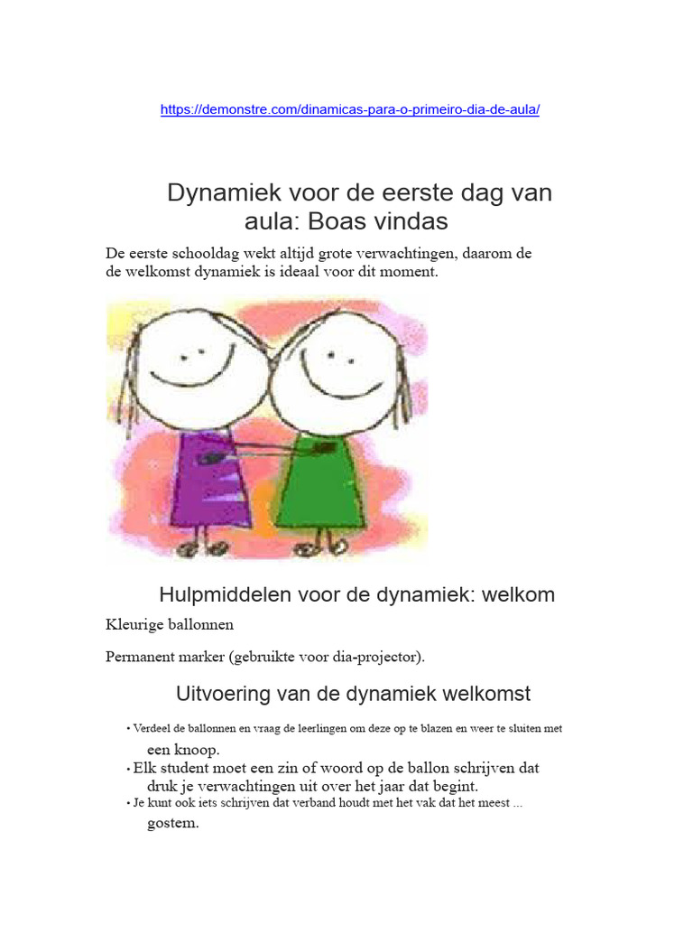 Dynamiek Van de Terugkeer Naar School | PDF