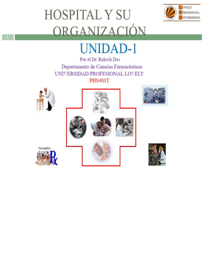 Organización y Funciones del Hospital | PDF | Hospital | Cuidado de la ...