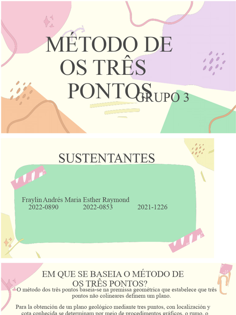 Método dos Três Pontos em Geologia | PDF | Falha (Geologia) | Geologia