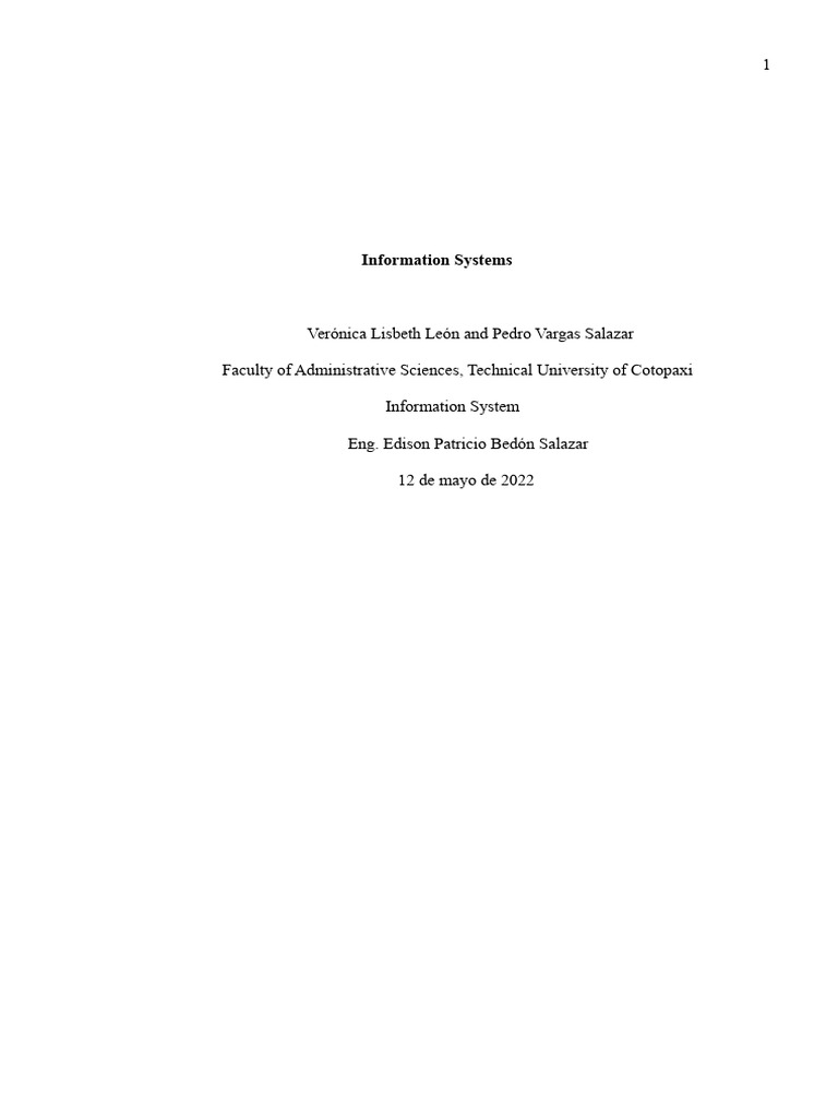 Understanding Information Systems | PDF | System | Information