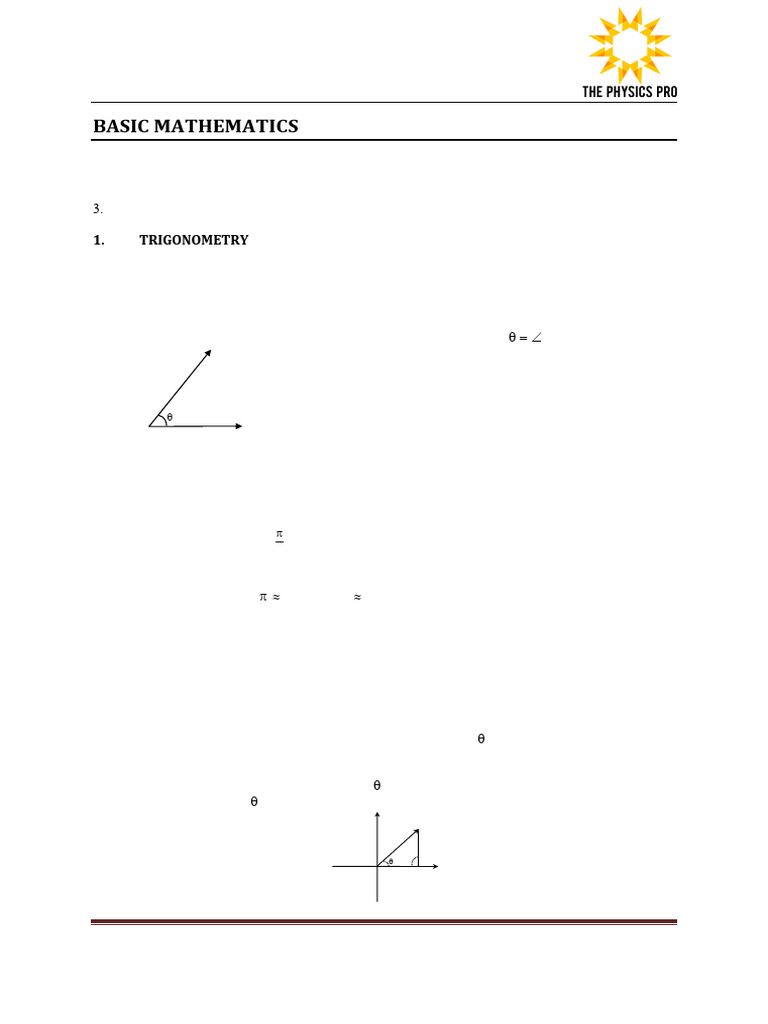 Basic Maths - Final | PDF | Trigonometric Functions | Geometry