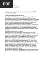 Download Tes Kecerdasan Emosional by Cintia Bintun Nahl SN97009225 doc pdf