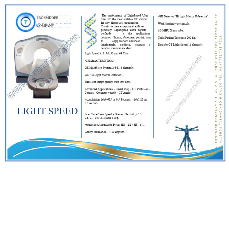 LightSpeed Ultra CT Scanner Overview | PDF