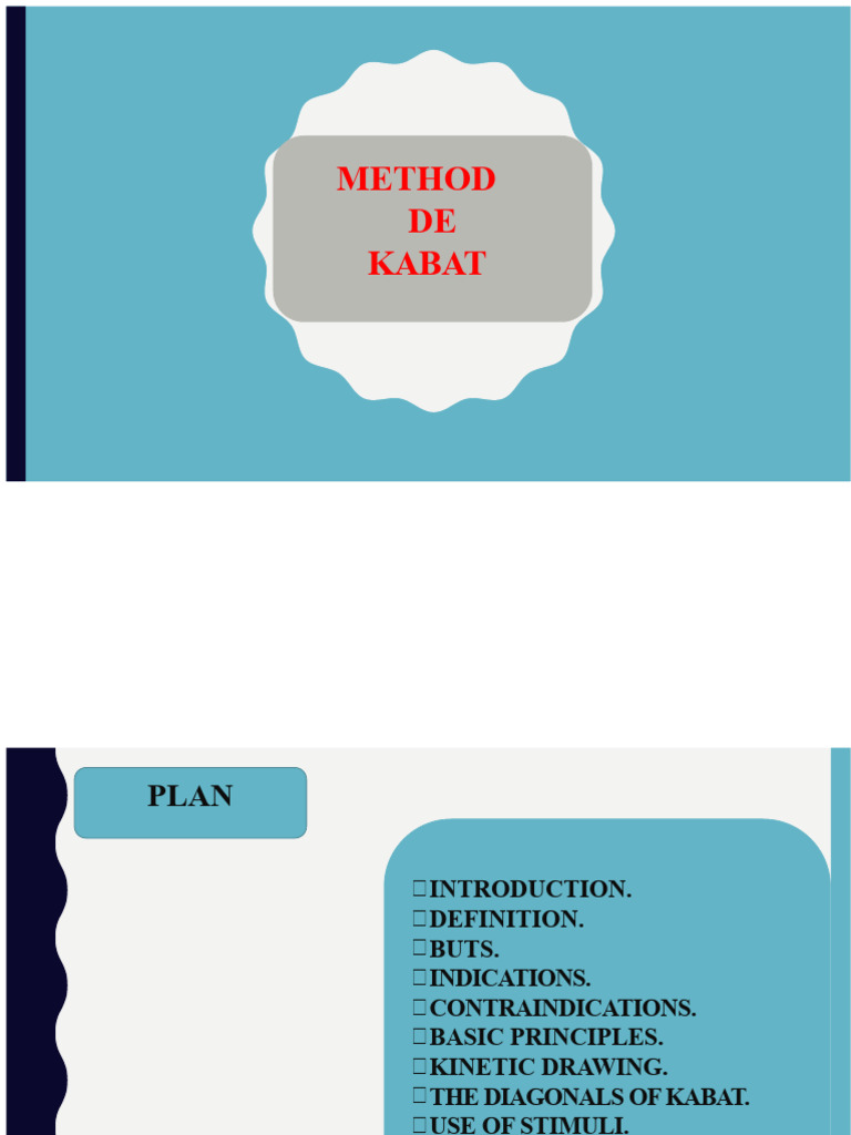 Kabat Method: Proprioceptive Techniques | PDF | Anatomical Terms Of ...
