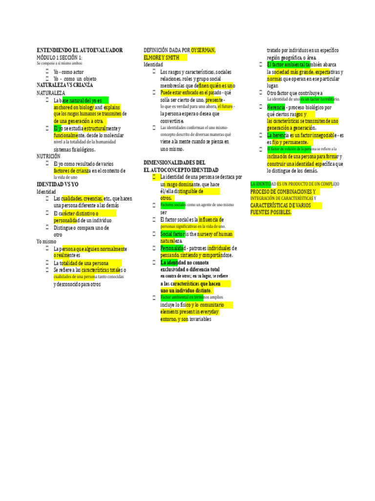 Entendiendo Al Autoevaluador | PDF | Esencia | Science