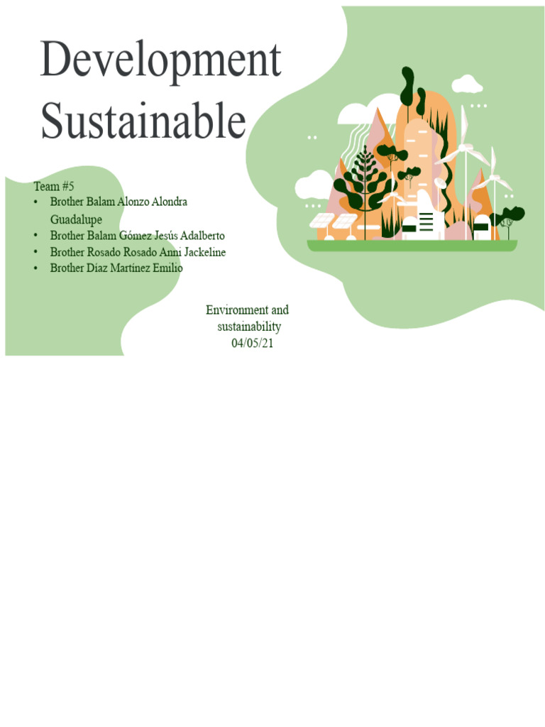 Sustainable development | PDF | Sustainability | Sustainable Development