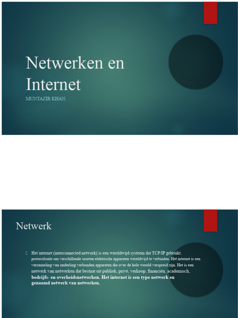 Netwerken en Internet | PDF