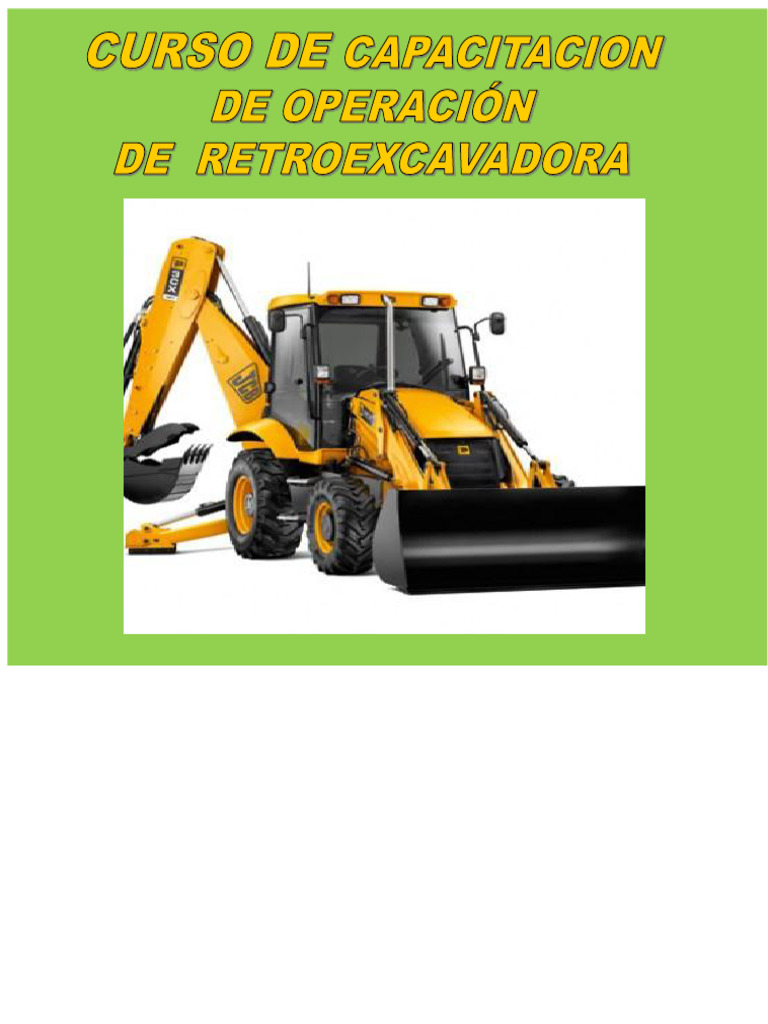 BACKHOE OPERATOR COURSE. | PDF | Automatic Transmission | Truck