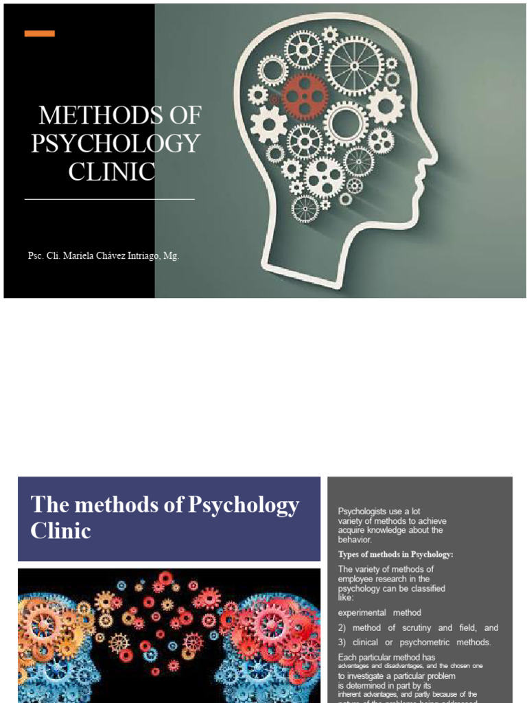 Methods of Psychology in Clinical Practice | PDF | Psychology | Experiment